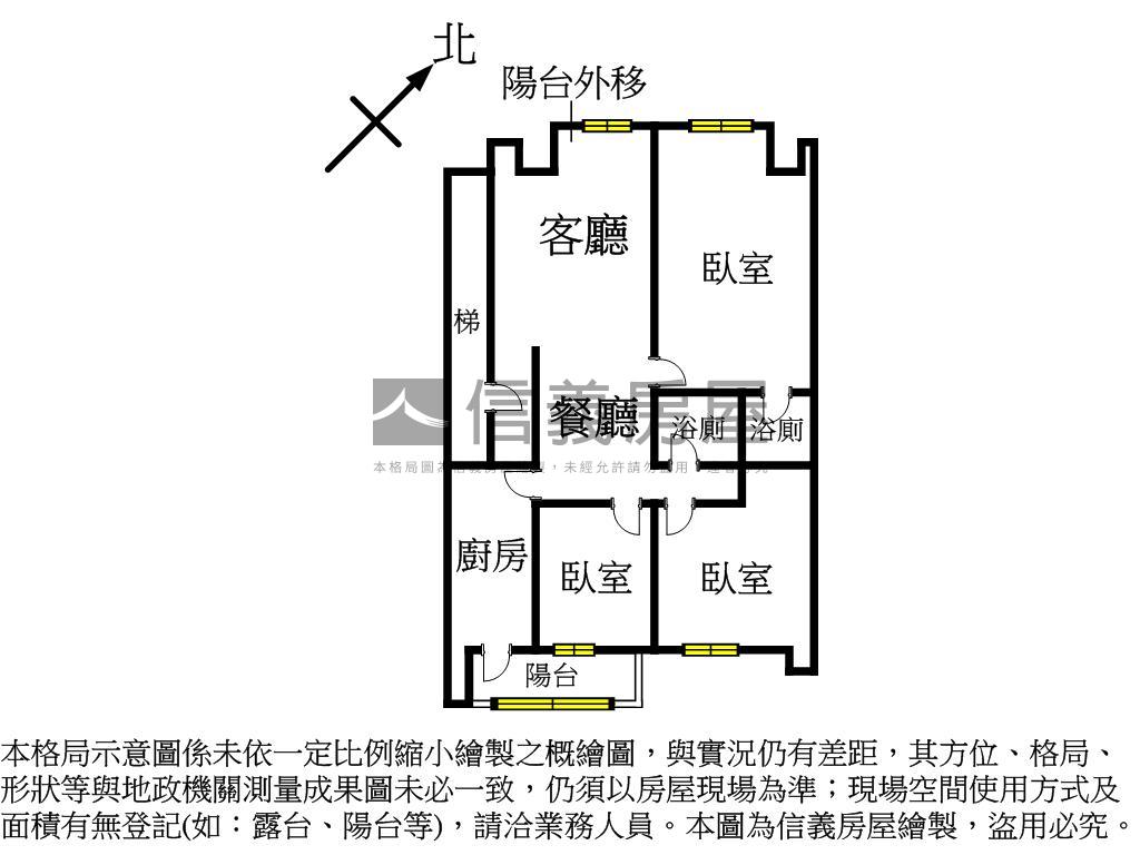 我是巨星三房車位房屋室內格局與周邊環境