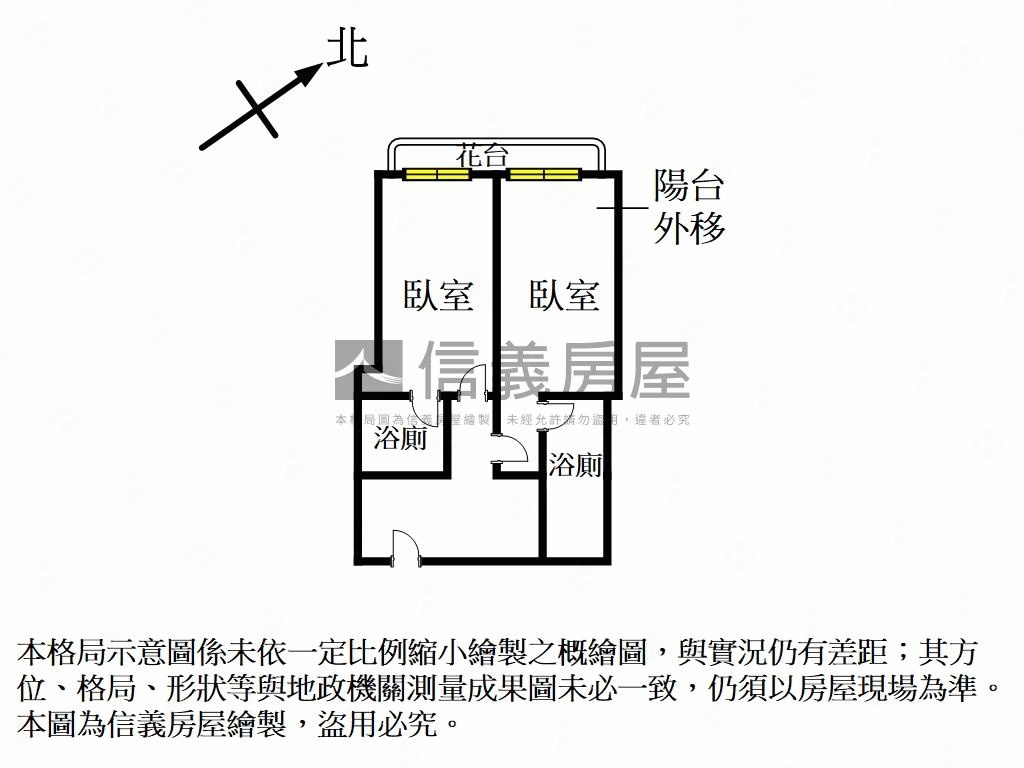 木新河堤收租套房房屋室內格局與周邊環境