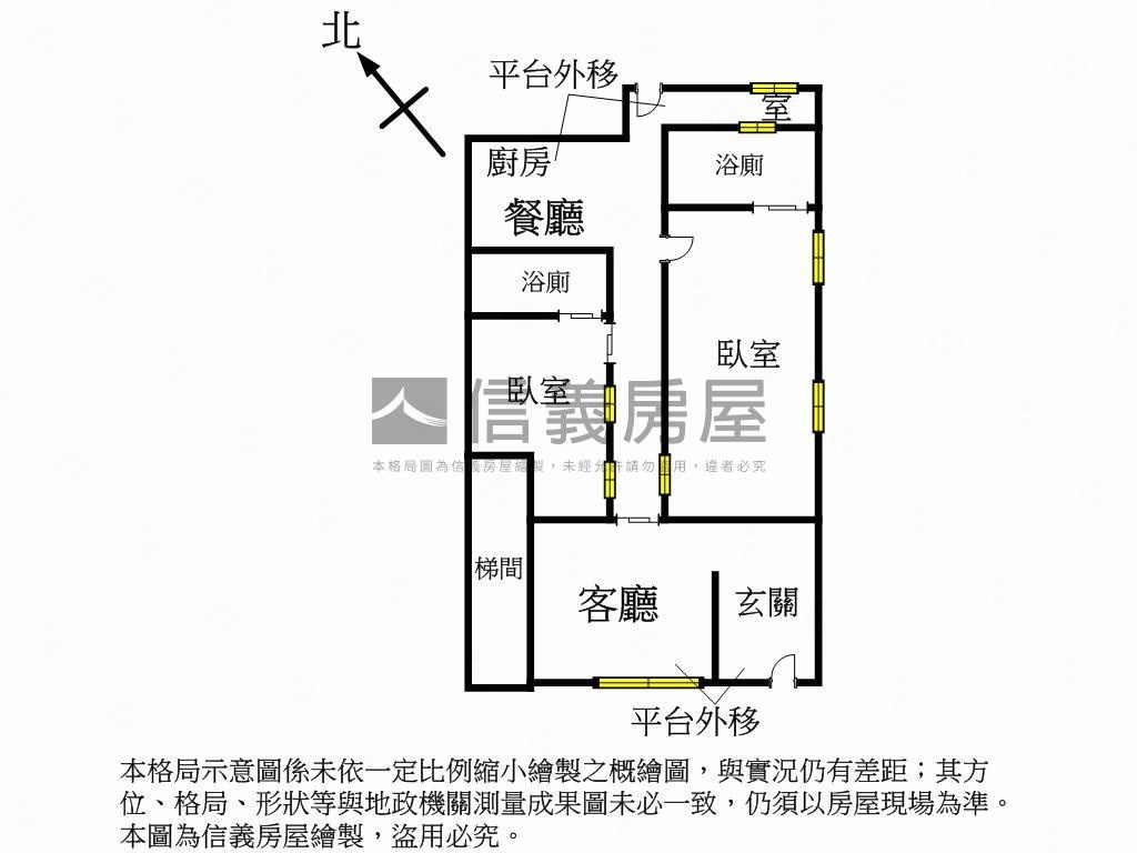 富康街一樓美寓房屋室內格局與周邊環境