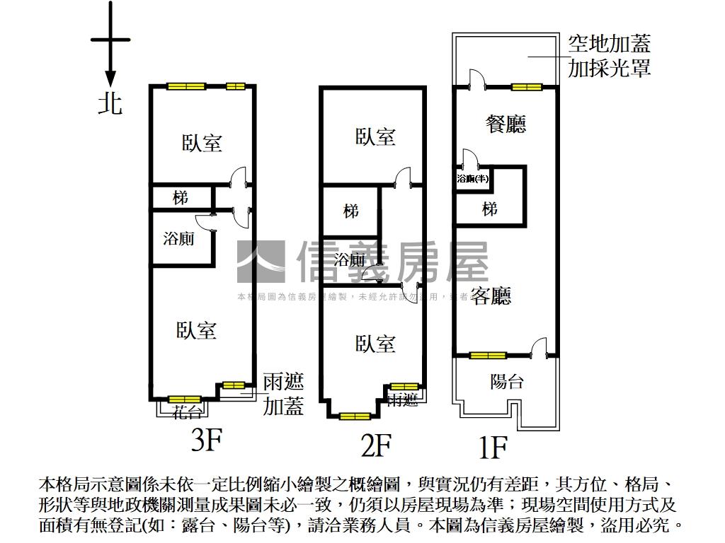 凱旋大地前院停車透天房屋室內格局與周邊環境