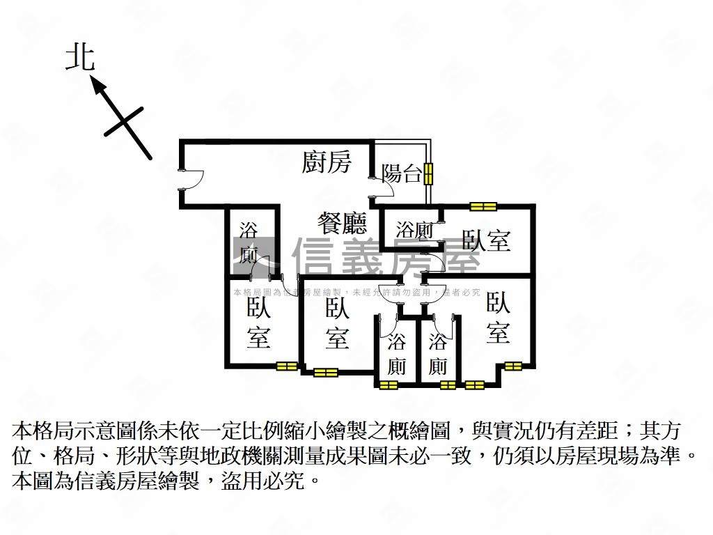 禾寅夢想城明新投資４套房房屋室內格局與周邊環境