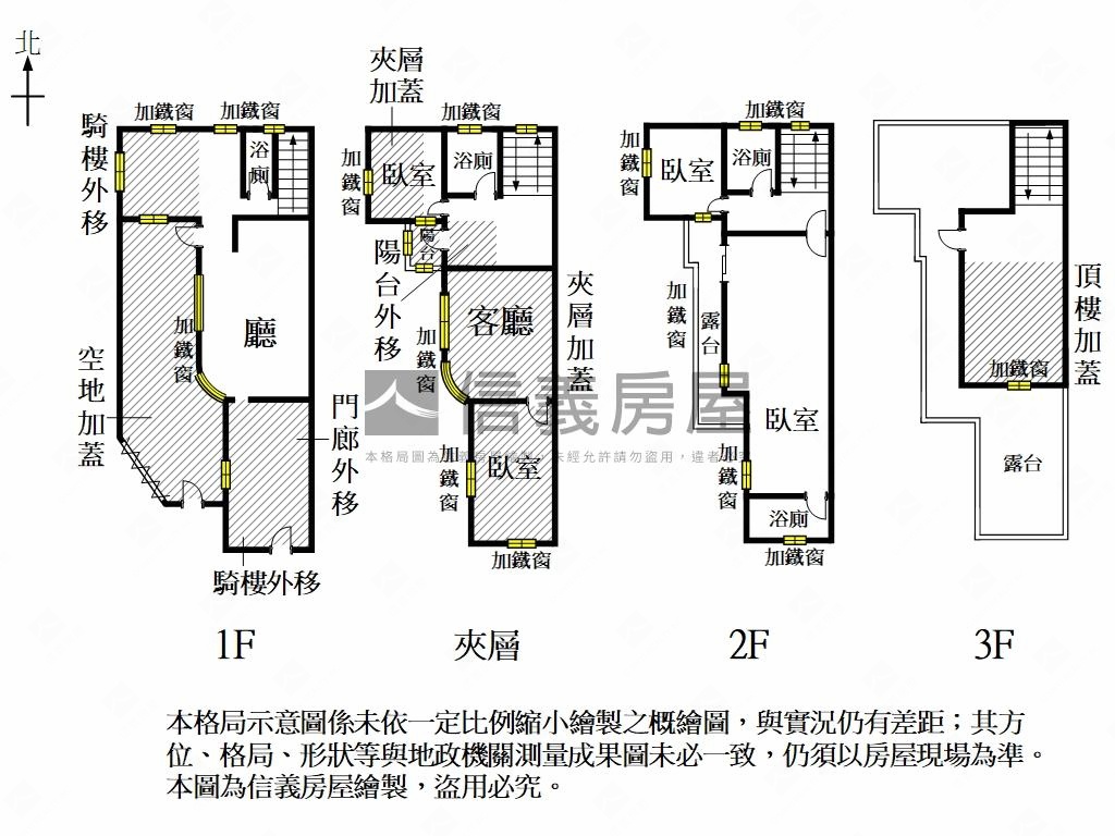 洲尾邊間三面採光透天房屋室內格局與周邊環境