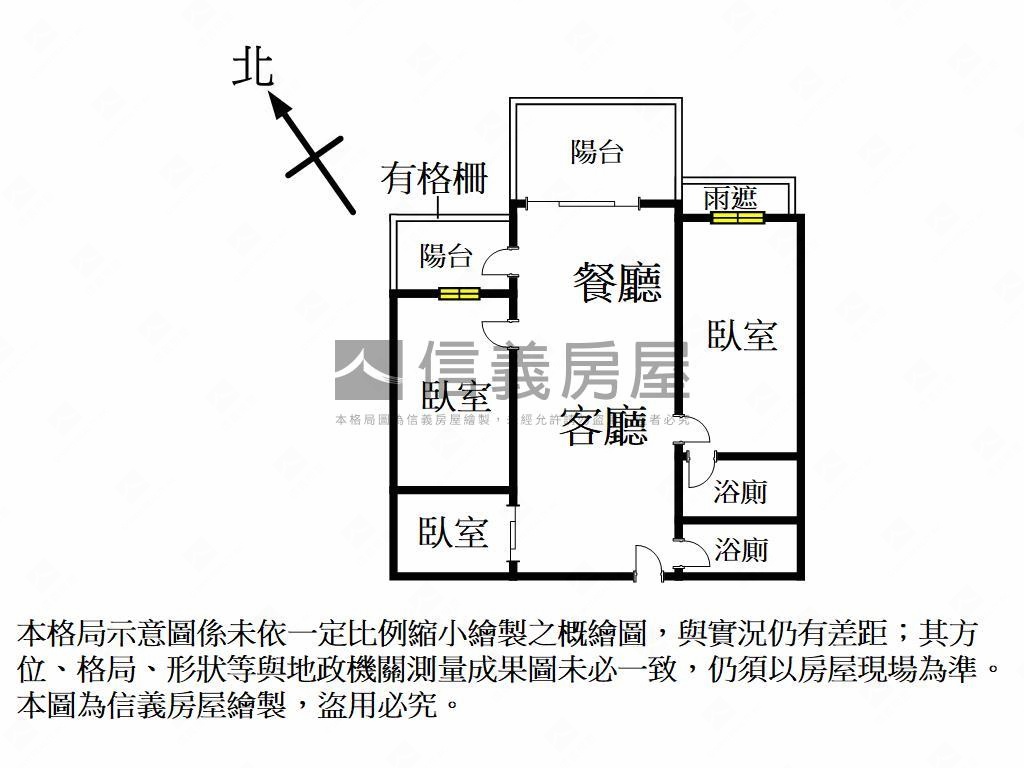 近捷運度假成家輕屋齡３房房屋室內格局與周邊環境