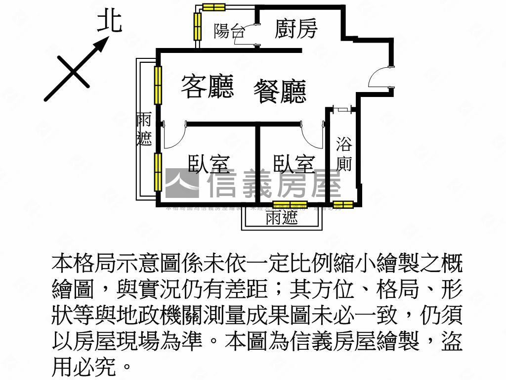 竹風青田｜高樓好溫馨２房房屋室內格局與周邊環境