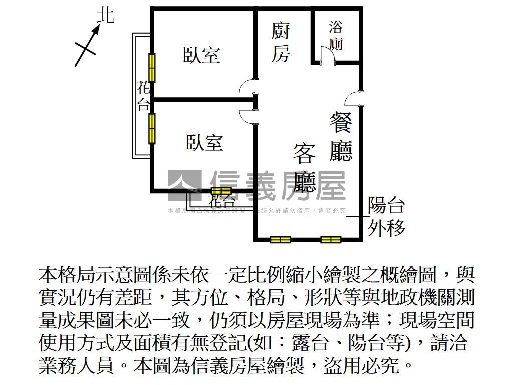近園區亮麗美二房房屋室內格局與周邊環境