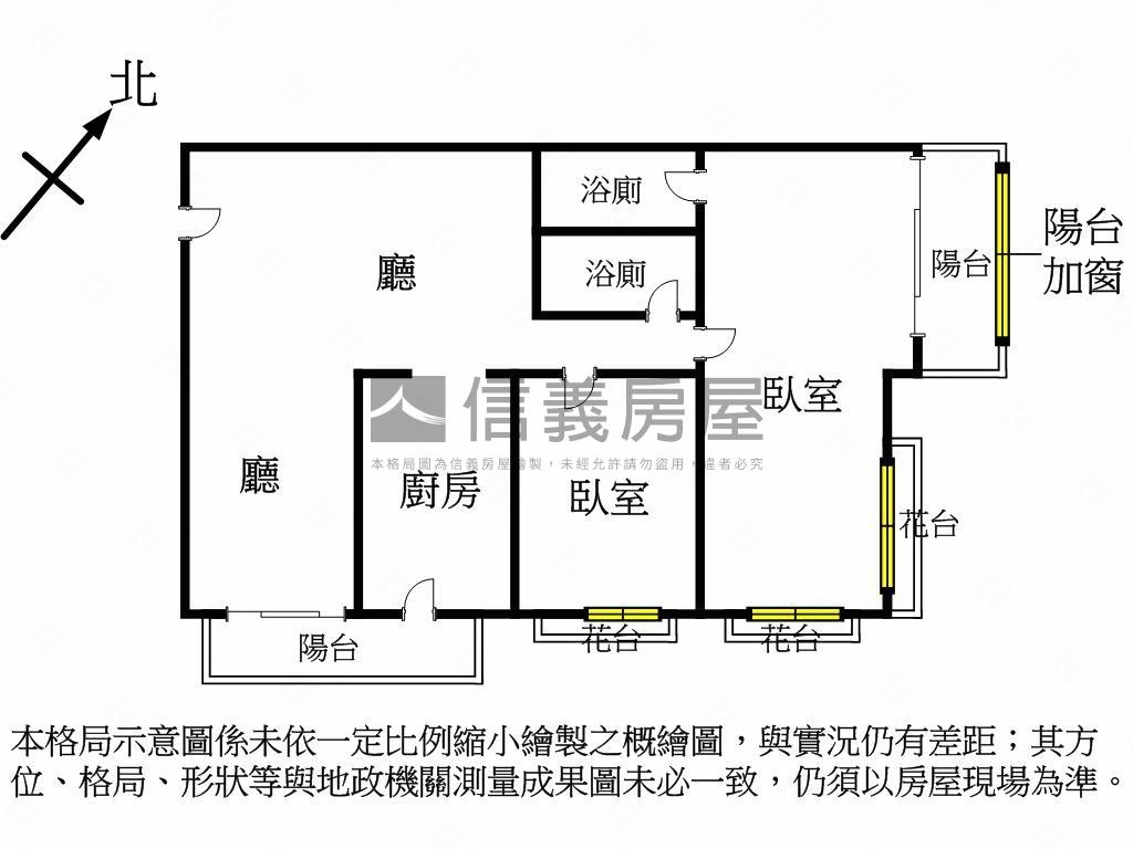 專任高視野觀天廈房屋室內格局與周邊環境