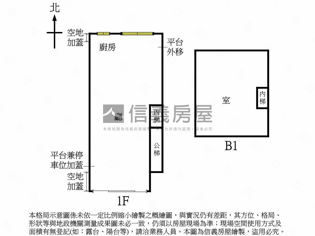 榮星花園面寬一樓＋地下室房屋室內格局與周邊環境