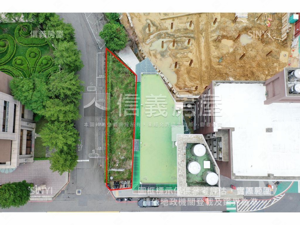 中山路雙面臨路土地房屋室內格局與周邊環境