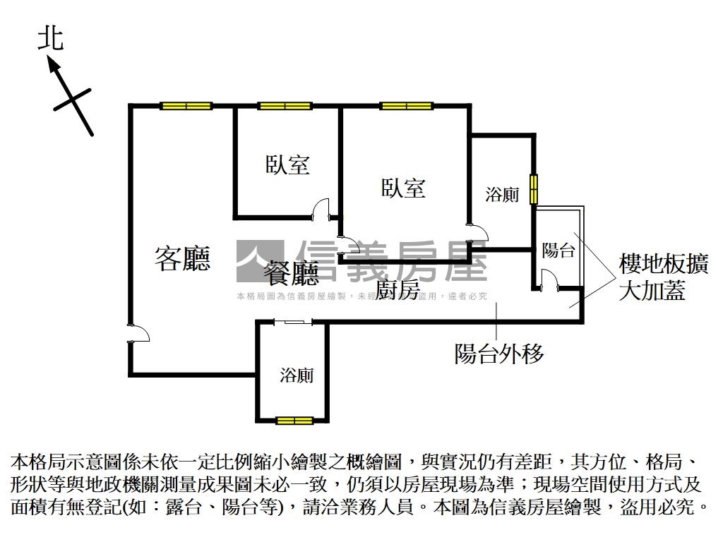 天母低總價成家電梯２房房屋室內格局與周邊環境
