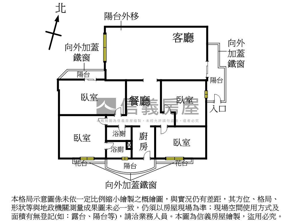甜蜜ＥＧＯ舒適美宅房屋室內格局與周邊環境