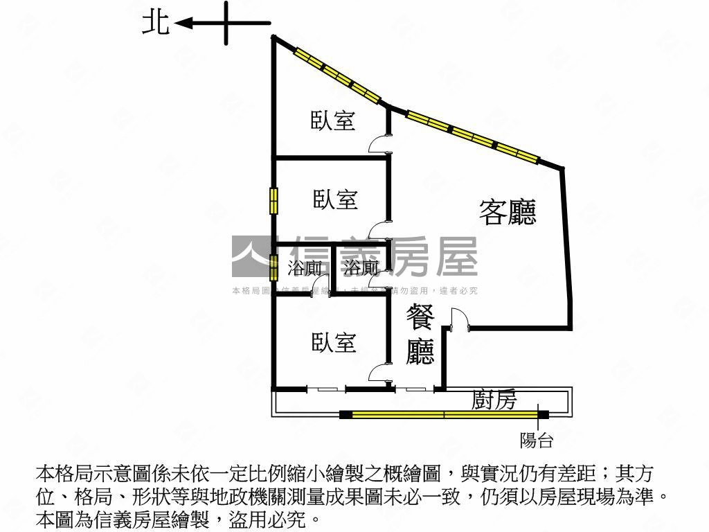 進化路裝潢收租公寓房屋室內格局與周邊環境