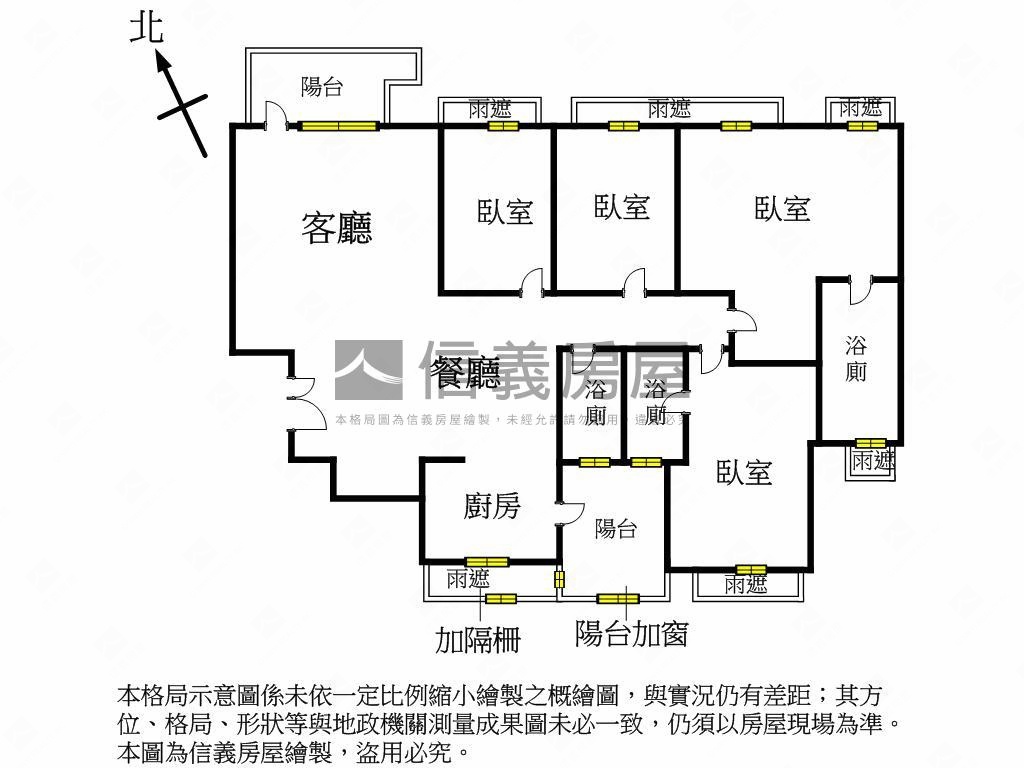 雲世紀特Ａ區１２樓裝潢戶房屋室內格局與周邊環境