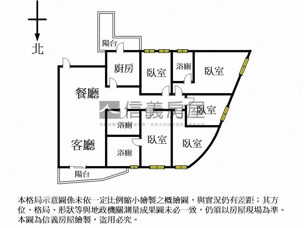 晶華大大五房車位房屋室內格局與周邊環境