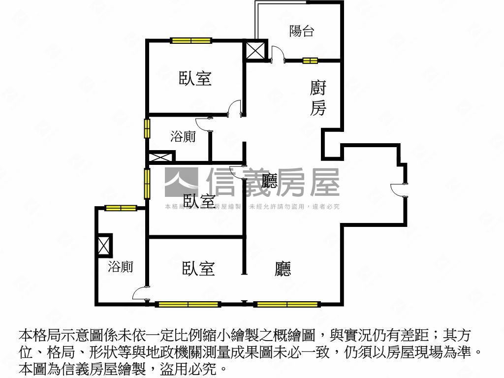 達欣Ａ１三房稀有釋出房屋室內格局與周邊環境