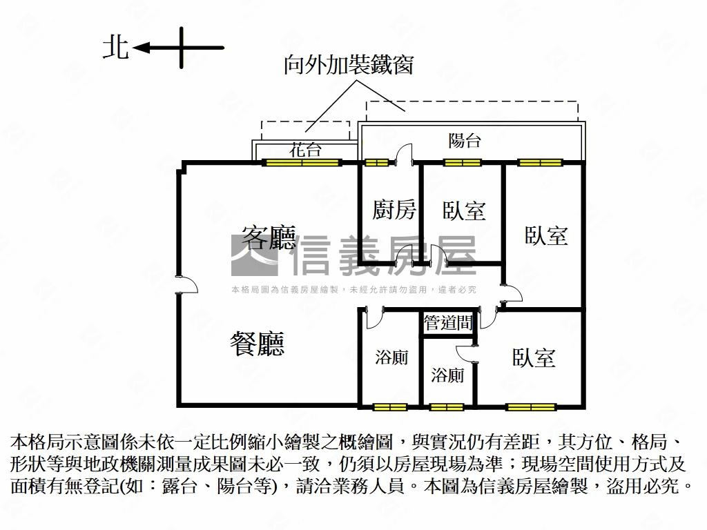 ＮＥＷ成功高樓亮麗３房房屋室內格局與周邊環境