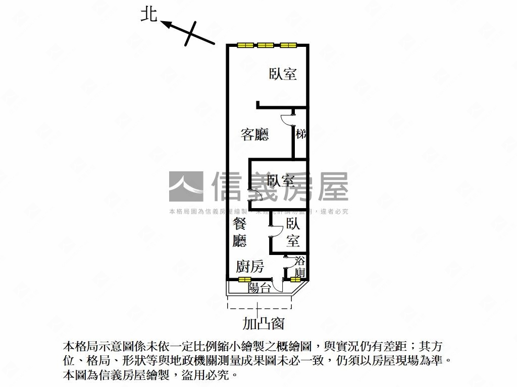 捷運首購公寓三樓房屋室內格局與周邊環境