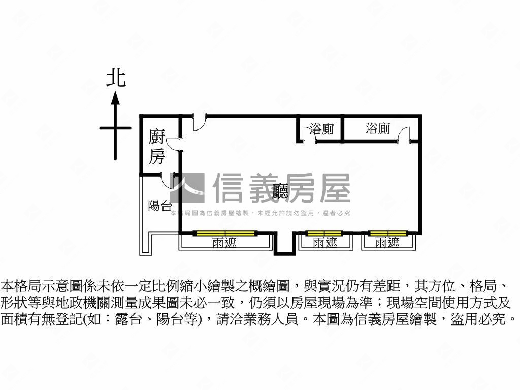 欣隆１０１景觀辦公Ａ３房屋室內格局與周邊環境