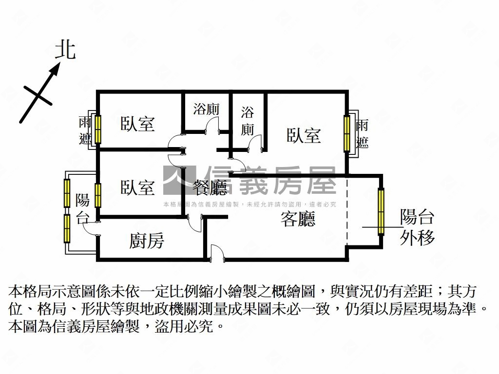 北大愛樂三房車位房屋室內格局與周邊環境