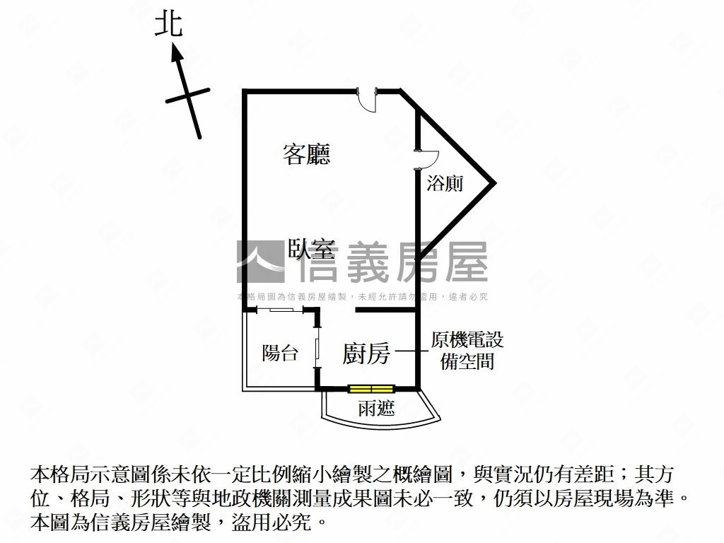 專任信義計畫區香榭小品房屋室內格局與周邊環境