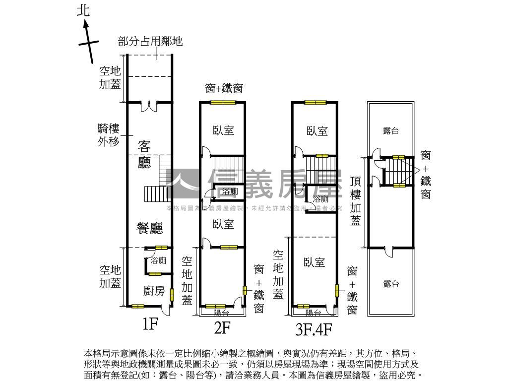 三民市場收租自住美透天房屋室內格局與周邊環境