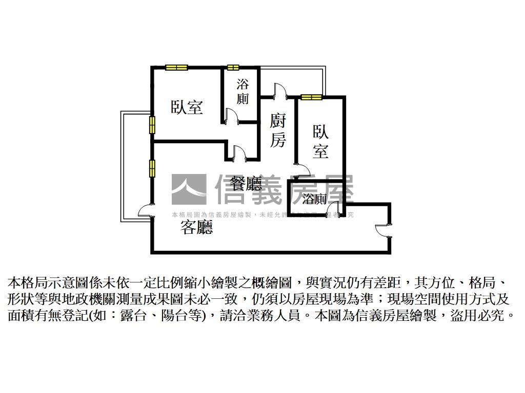 鑫高鐵Ⅲ帝王戶Ｂ８平車房屋室內格局與周邊環境