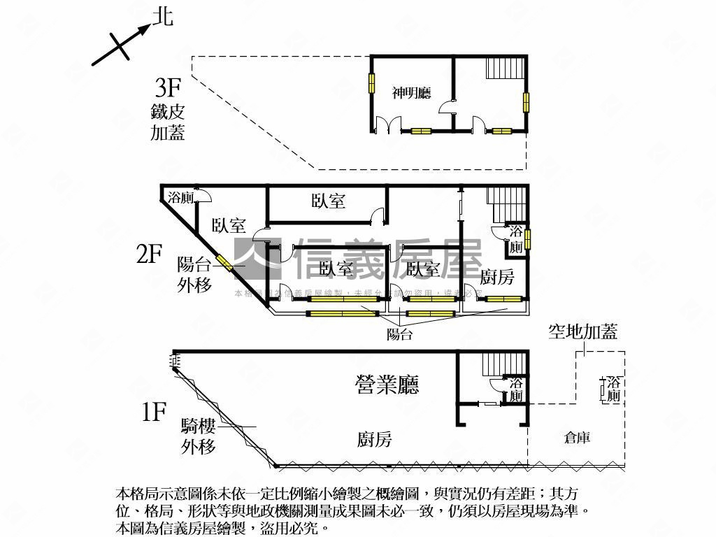 后里市中心角間透店房屋室內格局與周邊環境