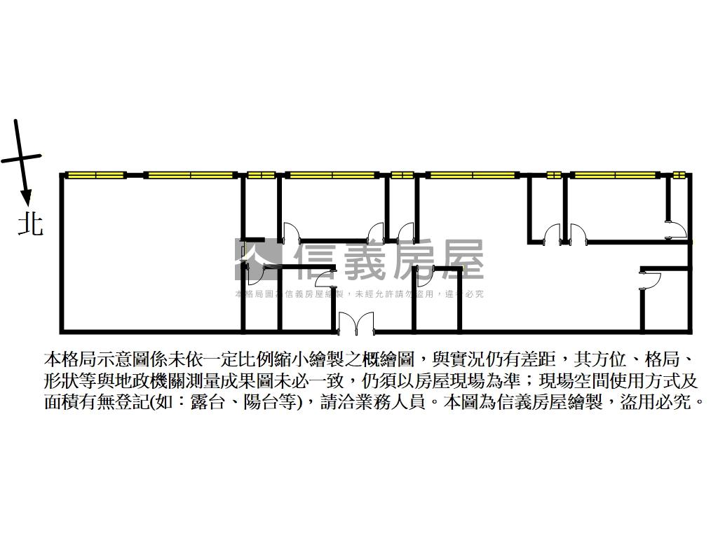 南軟高樓層辦公附車位房屋室內格局與周邊環境
