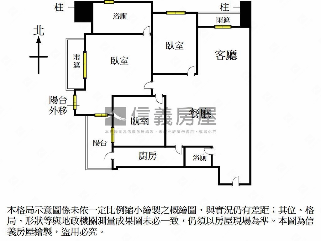 擴大重劃區高樓美三房車位房屋室內格局與周邊環境