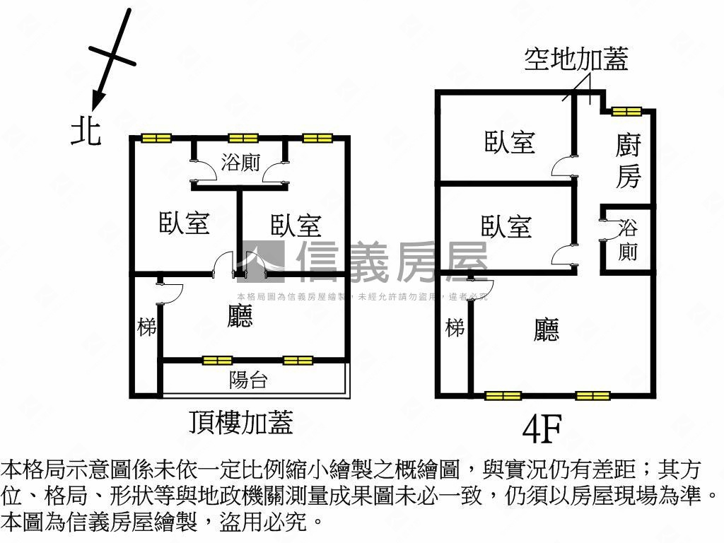 長泰頂加大空間美寓房屋室內格局與周邊環境