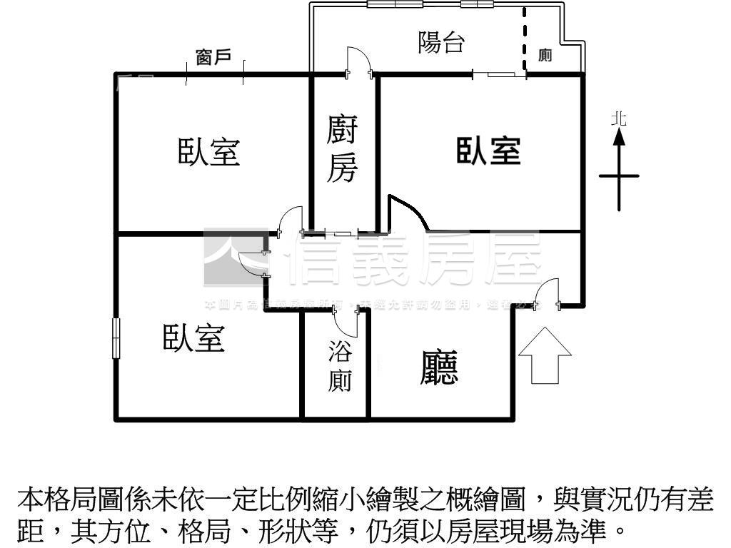 河堤稀有精美三房房屋室內格局與周邊環境