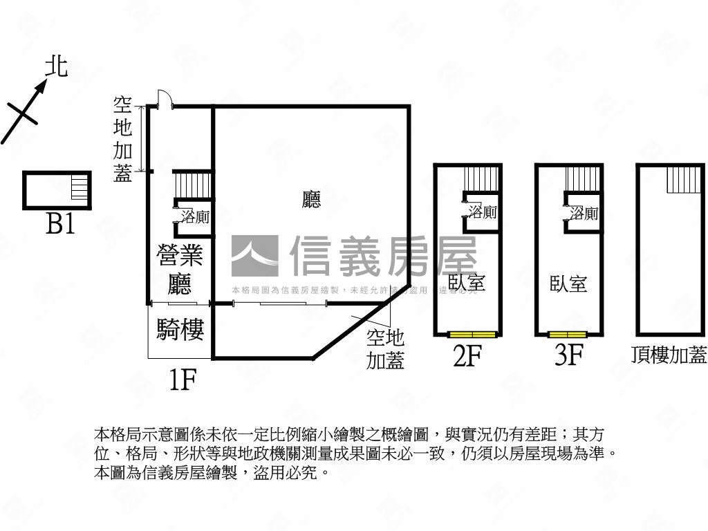 西區大地坪角店房屋室內格局與周邊環境