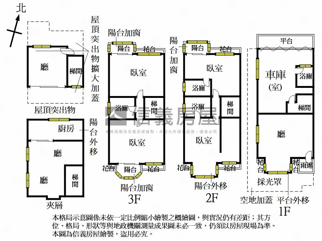 精美透天瑞士別墅房屋室內格局與周邊環境