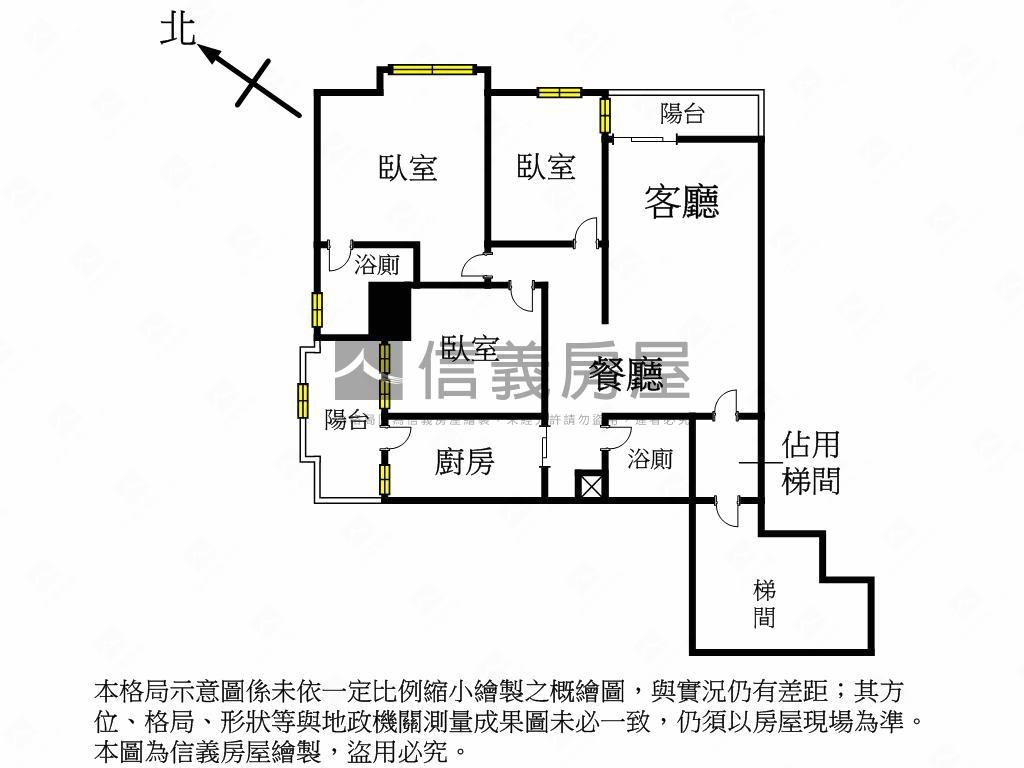 宏國大鎮前棟遠景３房房屋室內格局與周邊環境