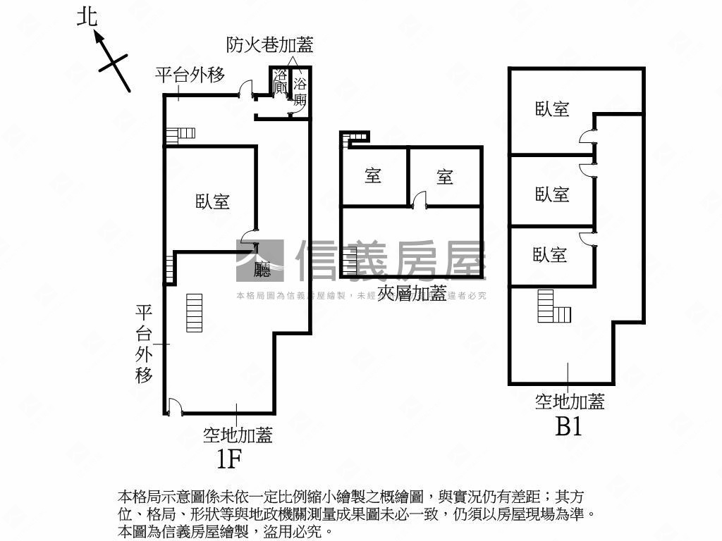 森林公園挑高住辦一樓房屋室內格局與周邊環境