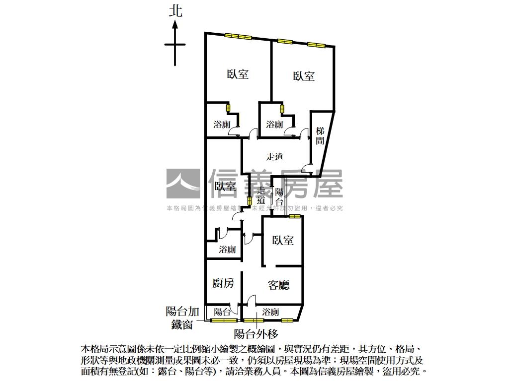 商一用地～四樓收租金雞母房屋室內格局與周邊環境