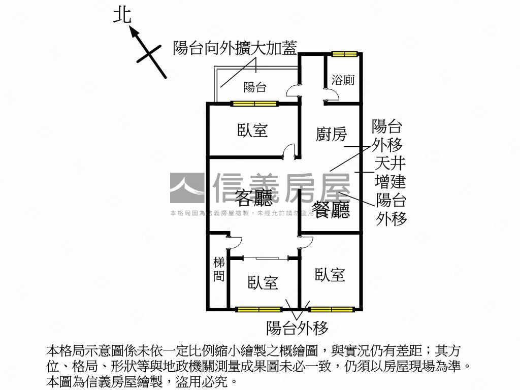 六張犁捷運美妝三房房屋室內格局與周邊環境