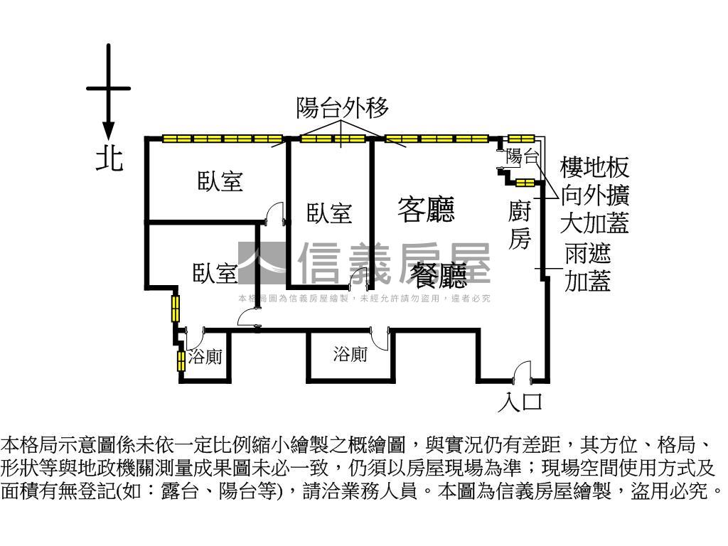 古亭師大金華三房房屋室內格局與周邊環境