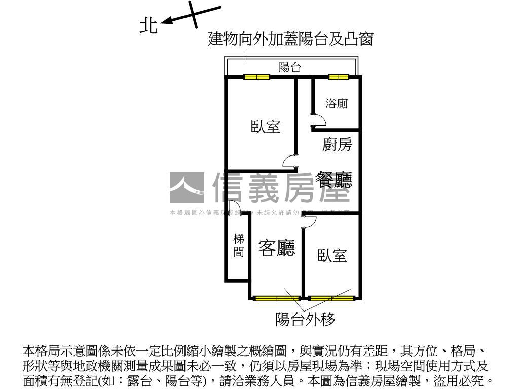 近捷運低總方正公寓三樓房屋室內格局與周邊環境