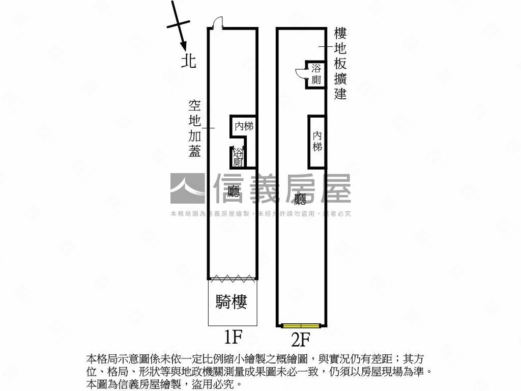 Ⓐ廟口仁二路黃金透天店面房屋室內格局與周邊環境