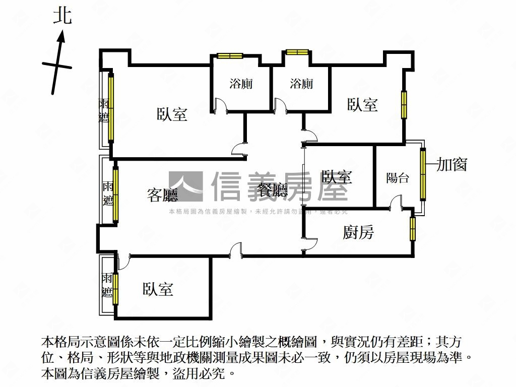 重劃公園景觀四房車位房屋室內格局與周邊環境