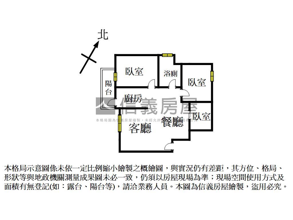 敦王明珠三房平車房屋室內格局與周邊環境