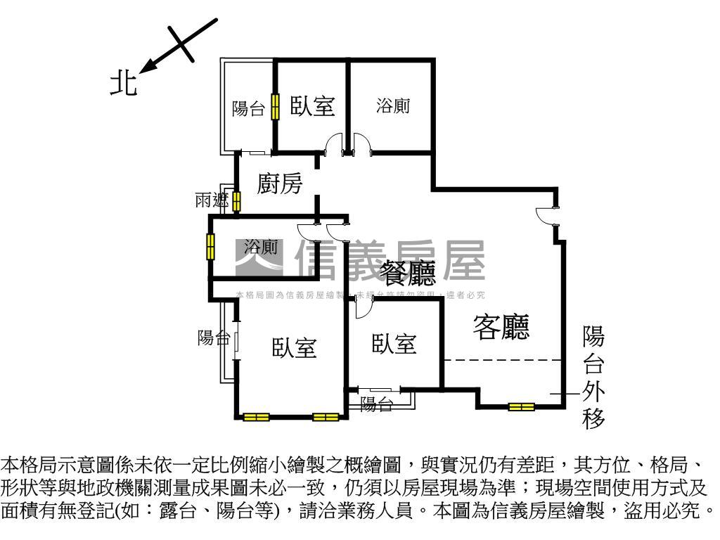 近市政府三房平車幸福成家房屋室內格局與周邊環境