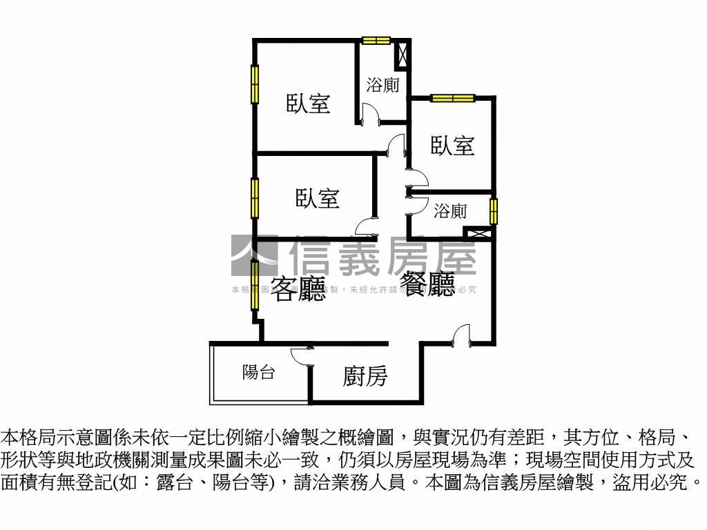 預售。青城之戀３三房車位房屋室內格局與周邊環境