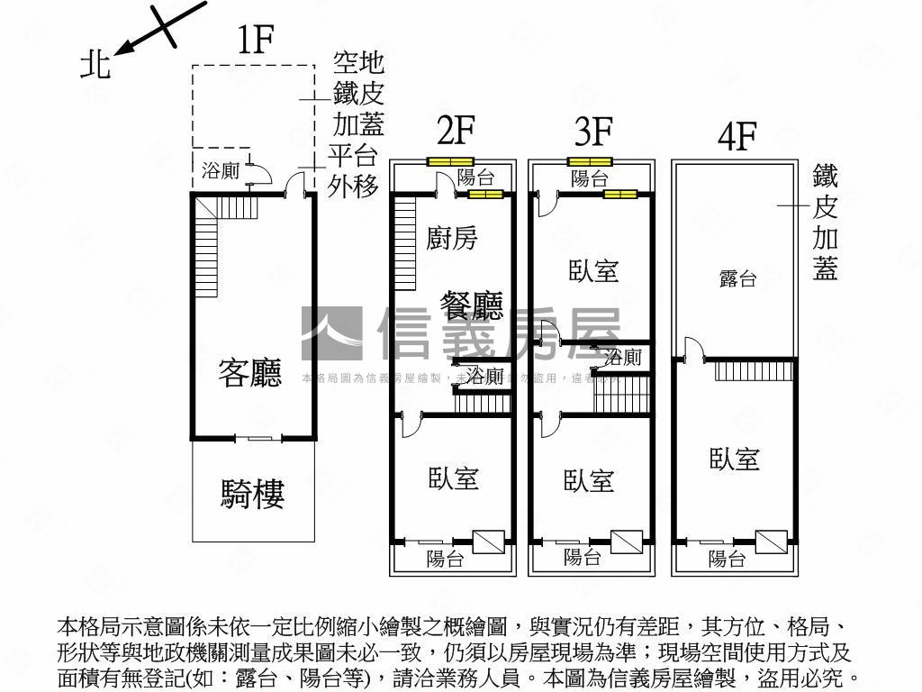 正仁化市場臨路透店房屋室內格局與周邊環境