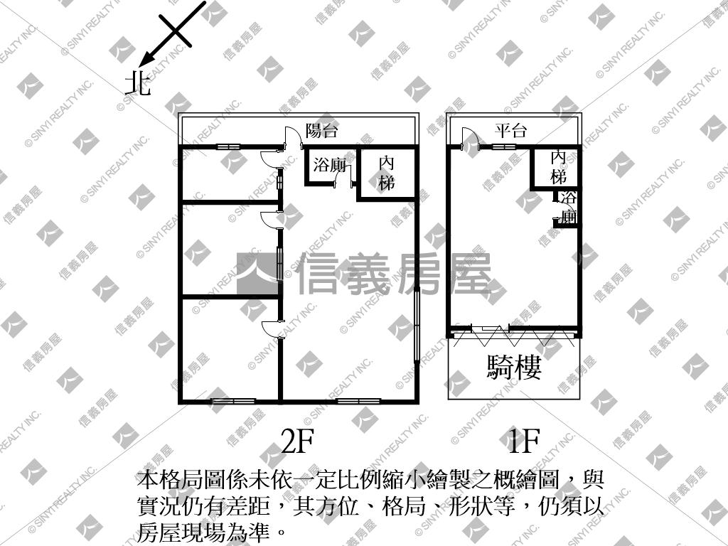 熱鬧中華街雙層樓店霸房屋室內格局與周邊環境