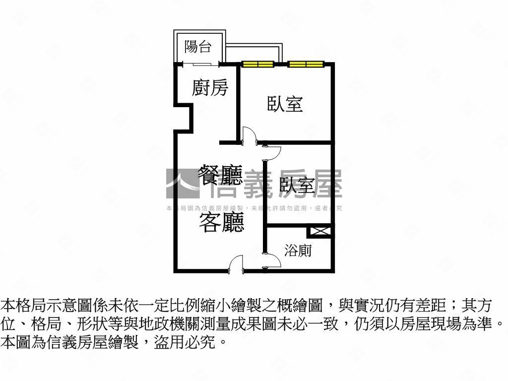 大亮波波頂樓戶房屋室內格局與周邊環境