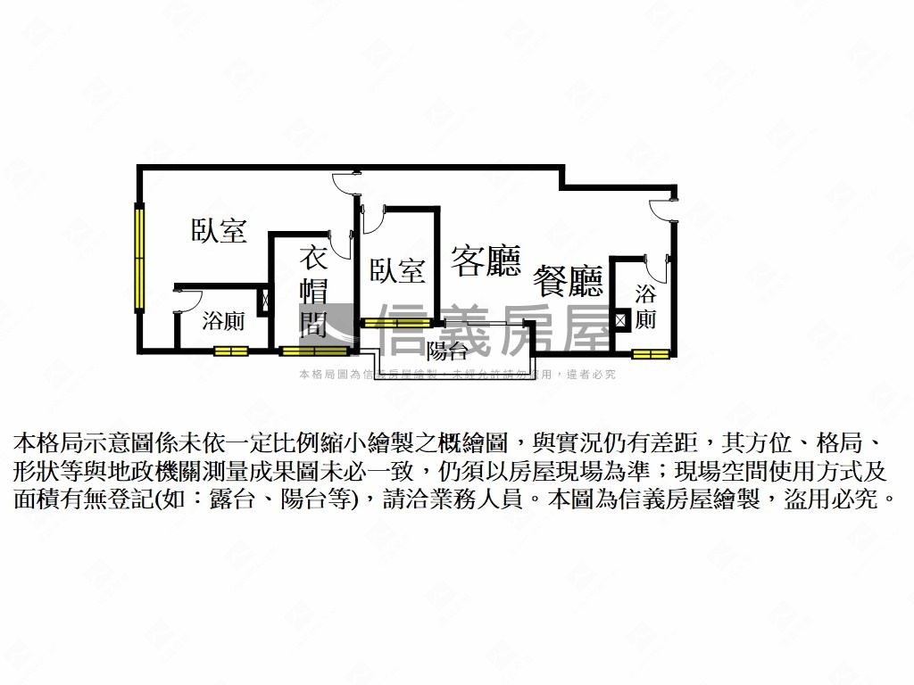 尚新板小資二房車位房屋室內格局與周邊環境