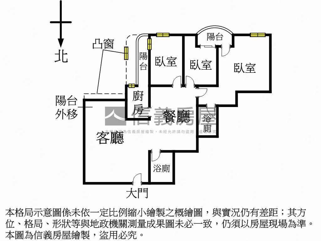 忠誠視野光景之上電梯三房房屋室內格局與周邊環境