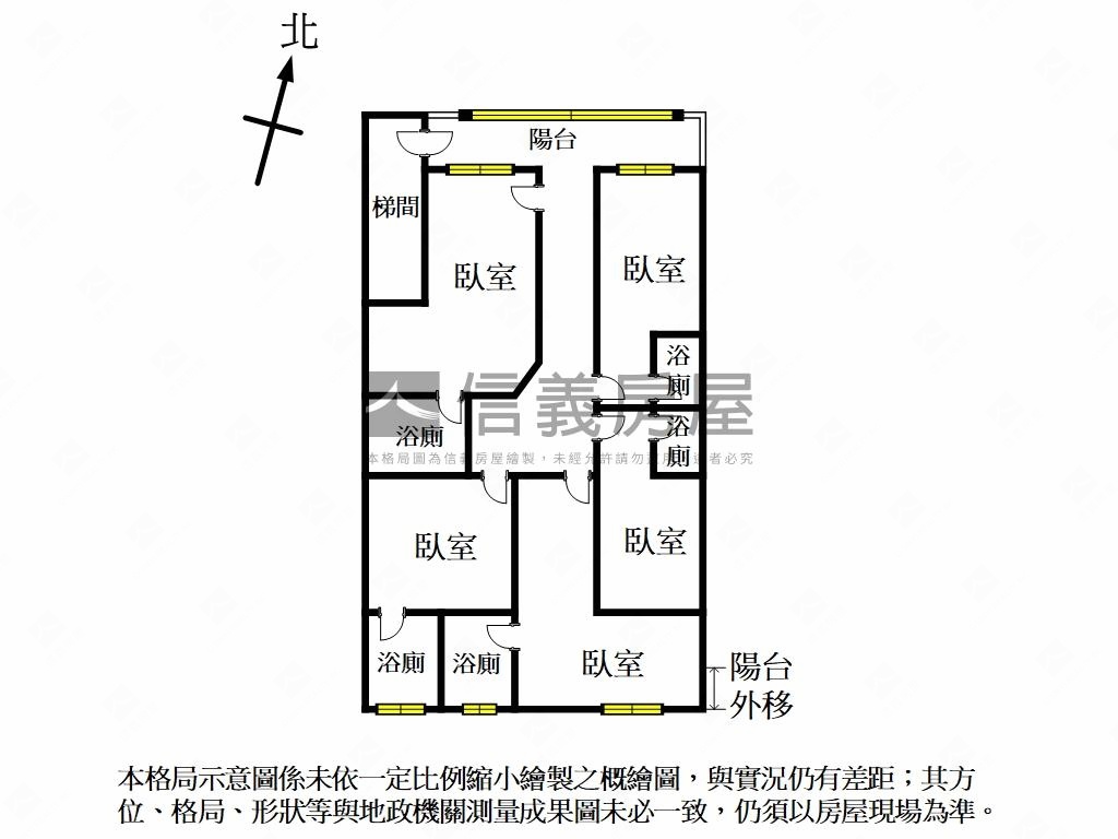 靜巷收租黃金三樓美屋房屋室內格局與周邊環境
