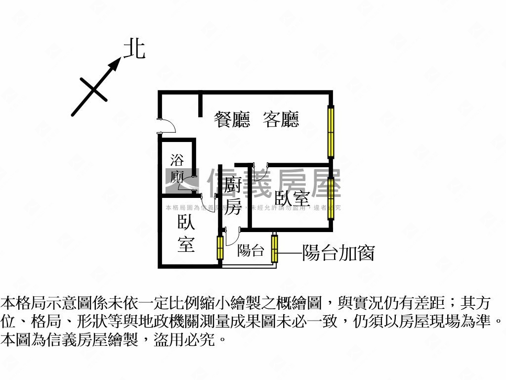 Ｕ未來高樓溫馨２房房屋室內格局與周邊環境